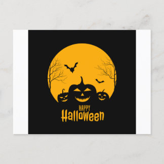Halloween-Karte Ankündigungspostkarte