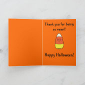 Halloween-Karte des Lehrers Feiertagskarte (Innenseite)