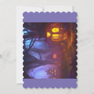 Halloween-Karte Einladung