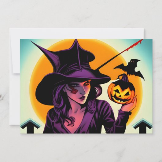 Halloween-Karte Einladung (Vorderseite)