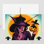 Halloween-Karte Einladung (Vorne/Hinten)