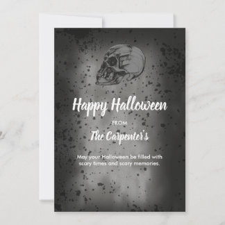 Halloween-Karte Einladung