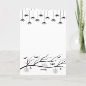 Halloween-Karte Feiertagskarte (Rückseite)