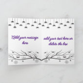 Halloween-Karte Feiertagskarte (Innenseite)