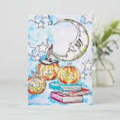 Halloween-Karte Feiertagskarte (Stehend Vorderseite)