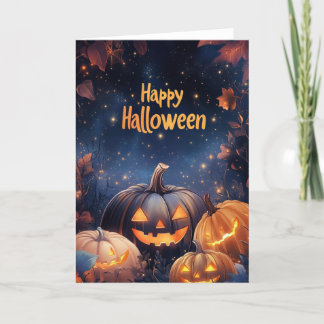 Halloween-Karte, Frohe Halloween-Karte, Halloween Feiertagskarte