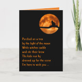 Halloween-Karte für Katzenliebhaber, originelles G Karte (Vorderseite)