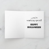 Halloween-Karte für Kinder Karte (Innenseite)