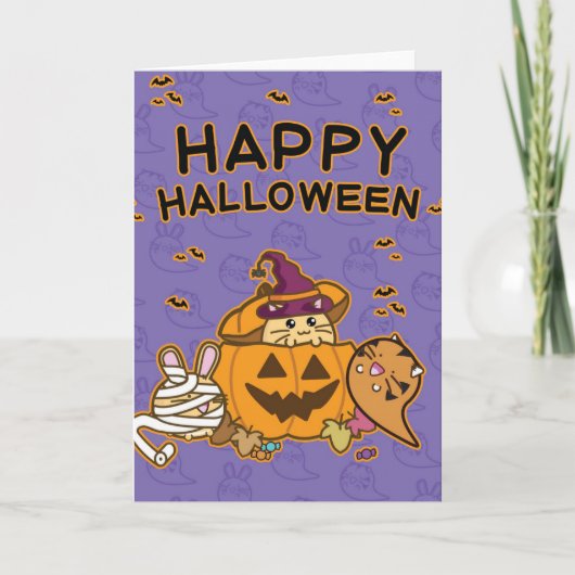 Halloween-Karte Karte (Vorderseite)