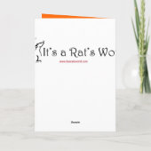 Halloween-Karte Karte (Rückseite)