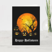 Halloween-Karte Karte (Vorderseite)