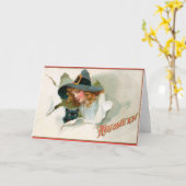 Halloween-Karte Karte (Gelbe Blume)