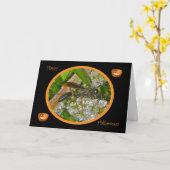 Halloween-Karte Karte (Gelbe Blume)