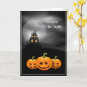 Halloween-Karte Karte (Gelbe Blume)