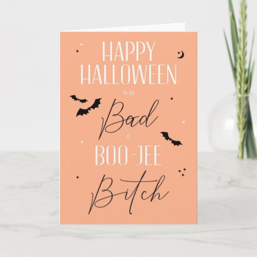 Halloween-Karte Karte (Vorderseite)