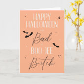 Halloween-Karte Karte (Gelbe Blume)