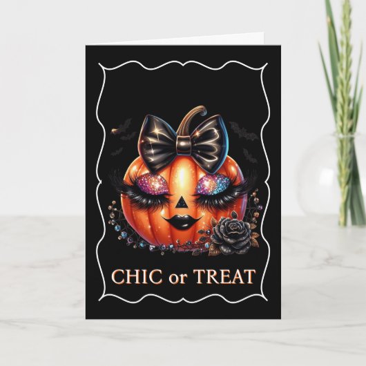 Halloween-Karte Karte (Vorderseite)