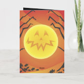 Halloween-Karte Karte (Rückseite)