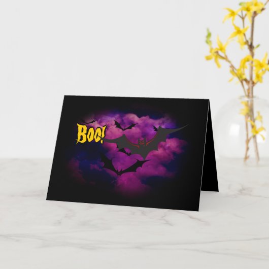 Halloween-Karte Karte (Gelbe Blume)