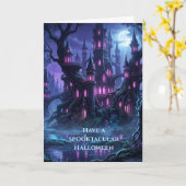 Halloween-Karte Karte (Gelbe Blume)