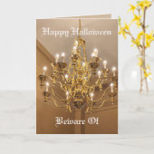 Halloween-Karte Karte (Gelbe Blume)