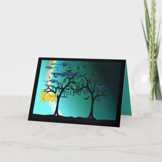 Halloween-Karte Karte (Vorderseite)