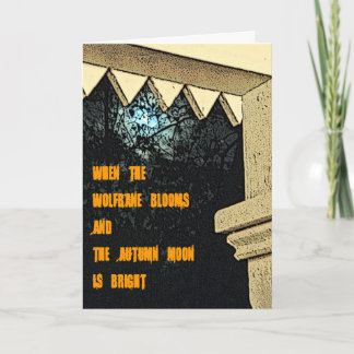 Halloween-Karte Karte