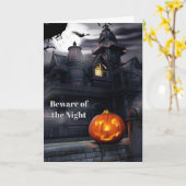 Halloween-Karte Karte (Gelbe Blume)