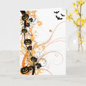 Halloween-Karte Karte (Gelbe Blume)