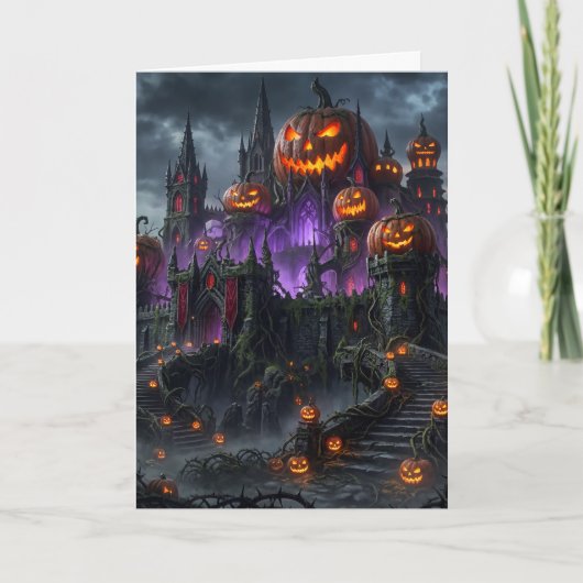 Halloween-Karte Karte (Vorderseite)