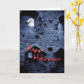 Halloween-Karte Karte (Gelbe Blume)