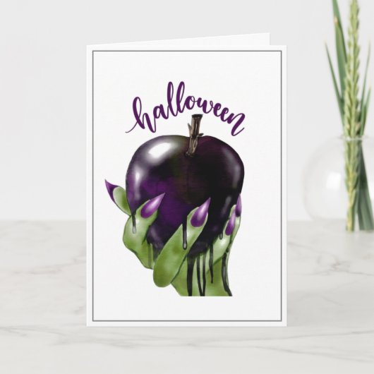 Halloween-Karte Karte (Vorderseite)