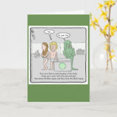 Halloween-Karte: Kreatur Karte (Gelbe Blume)