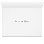 Halloween-Karte mit Kürbis in den farbigen Bleisti (Innenansicht Horizontal (Unten))