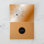 Halloween-Karte mit schwarzer Katze Karte (Innenseite)