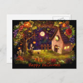 Halloween-Karte Postkarte (Vorne/Hinten)