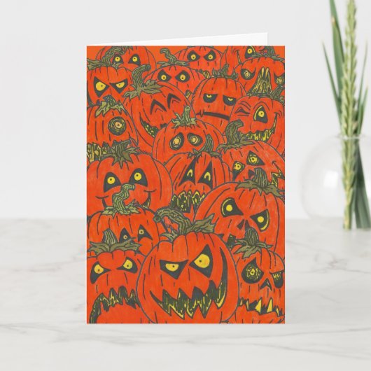Halloween-Karte von Crazed Pumpkin "ROUGH PATCH" Karte (Vorderseite)
