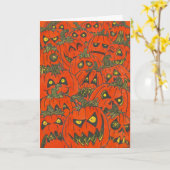 Halloween-Karte von Crazed Pumpkin "ROUGH PATCH" Karte (Gelbe Blume)