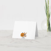 Halloween-Karten-Chihuahua-Welpe 4 Karte (Rückseite)