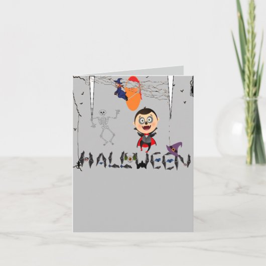 Halloween Karten/Einladungen 02 Karte (Vorderseite)