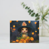 Halloween-Karten Postkarte (Stehend Vorderseite)