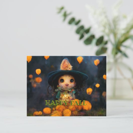 Halloween-Karten Postkarte (Stehend Vorderseite)