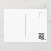 Halloween-Karten Postkarte (Rückseite)