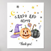 Halloween Karten und Geschenke Poster (Vorne)