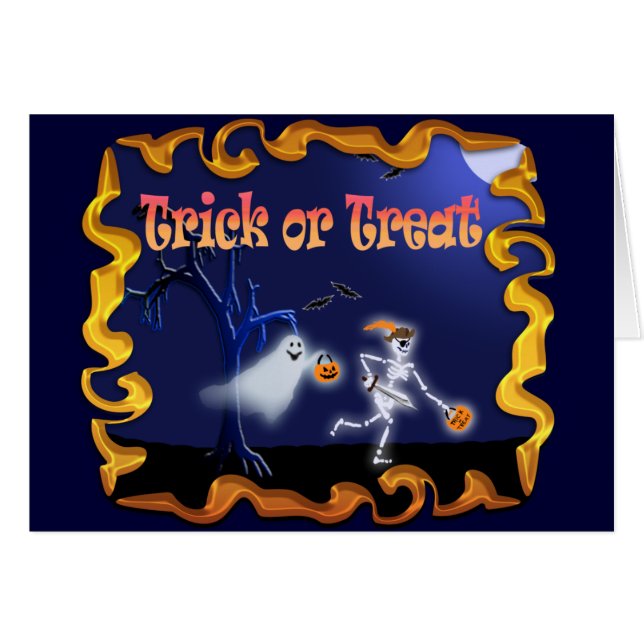Halloween Karten und Postkarten! (Vorderseite (Horizontal))
