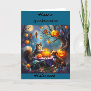 Halloween-Kartenkritter Dankeskarte