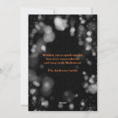 Halloween-Kartenspiel der beängstigenden Spinne Feiertagskarte (Rückseite)