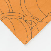 Halloween/Katz/Kürbis/Herbst Fleecedecke (Ecke)