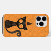 Halloween/Katz/Kürbis/Herbst iPhone Hülle (Rückseite (Horizontal))