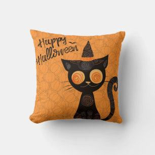 Halloween/Katz/Kürbis/Herbst Kissen